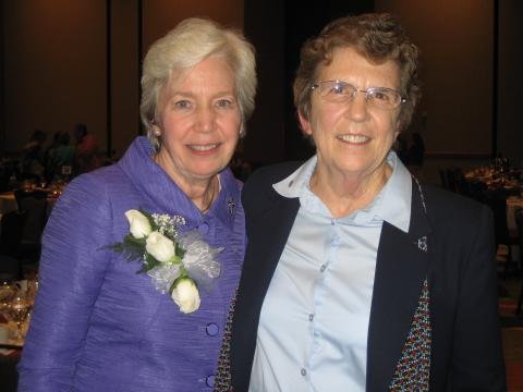 Mary Hughes, OP and Carol Keehan, DC