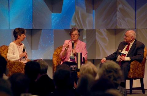 Annmarie Sanders, IHM interviews Janet Mock, CSJ and Stephen Bevans, SVD 