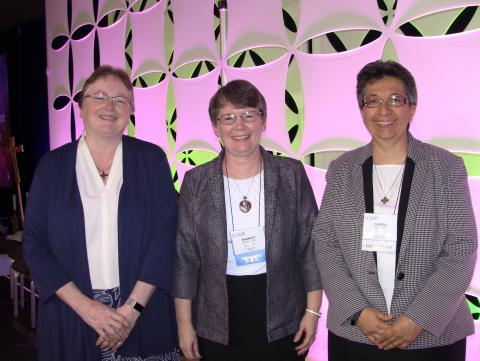 LCWR Presidency: Sisters Jayne Helmlinger, CSJ; Sharlet Wagner, CSC; Teresa Maya, CCVI