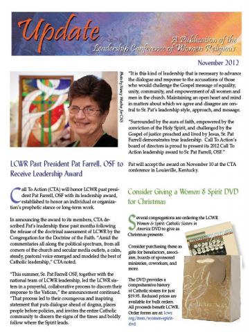 LCWR Newsletter - November 2012