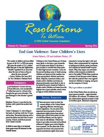 Resolution to Action -- Spring 2014