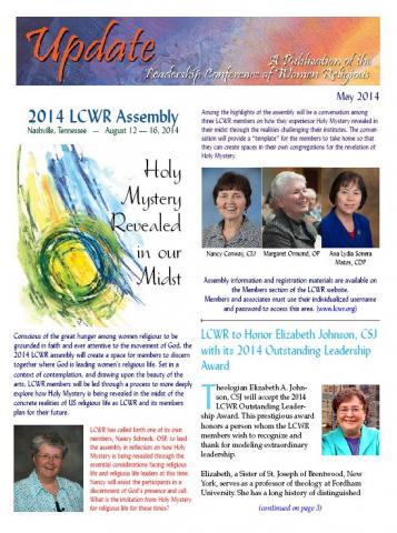 May 2014 LCWR Newsletter