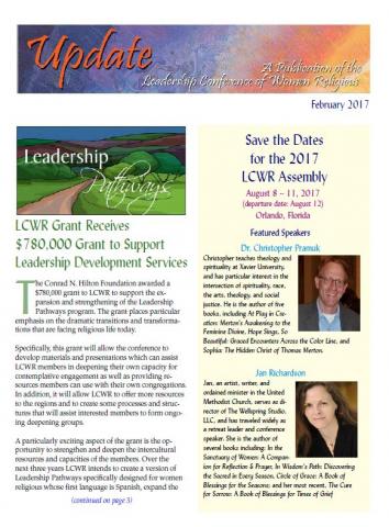 LCWR February 2017 Newsletter