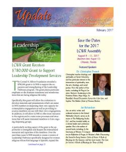 LCWR February 2017 Newsletter