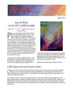 LCWR March 2017 Newsletter