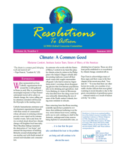 Resolutions to Action - Summer 2015
