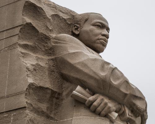 MLK Statue.